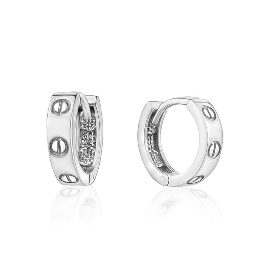 Sterling Silver Huggies