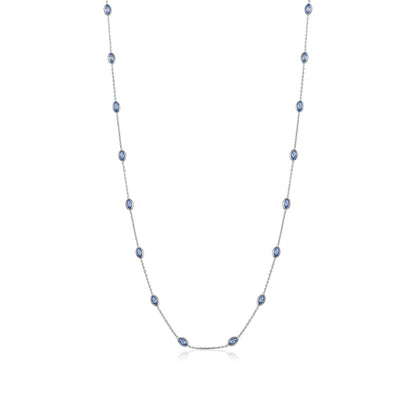 10KW CHAIN WITH BLUE STONES