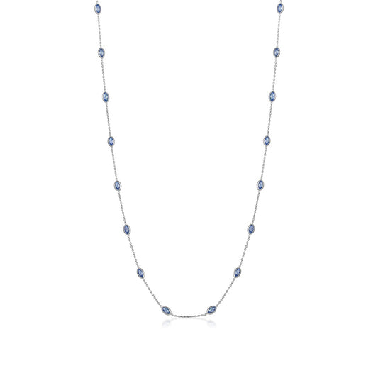 10KW CHAIN WITH BLUE STONES