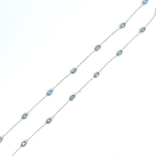 10KW CHAIN WITH BLUE STONES
