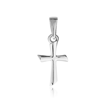 10KW GOLD TINY CROSS CHARM