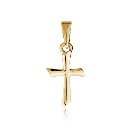 10KY GOLD TINY CROSS CHARM