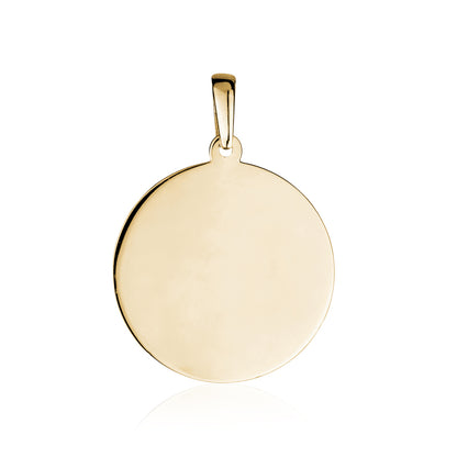 10KY ROUND DISC CHARM 18MM