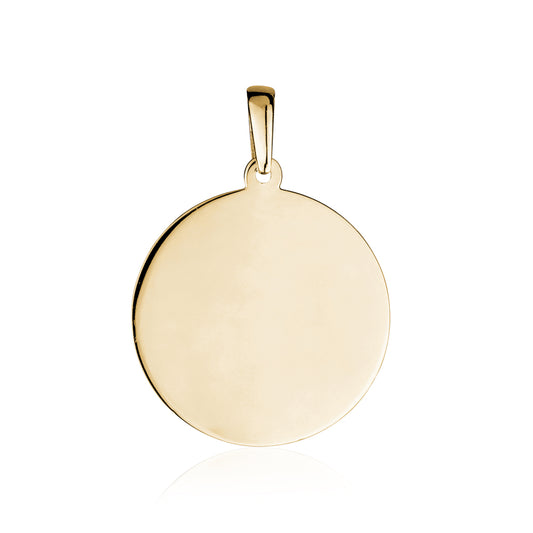 10KY ROUND DISC CHARM 18MM