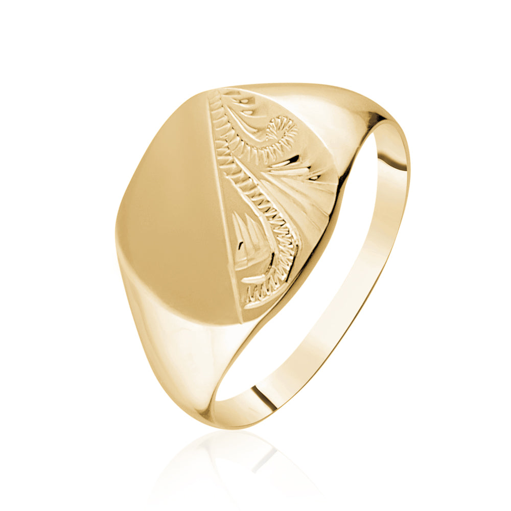 10KY SIGNET RING ZVR-019